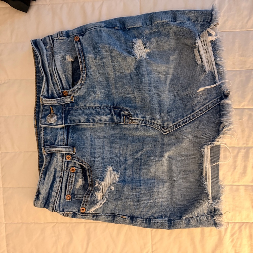 American Eagle Outfitters Blue Denim Skirt